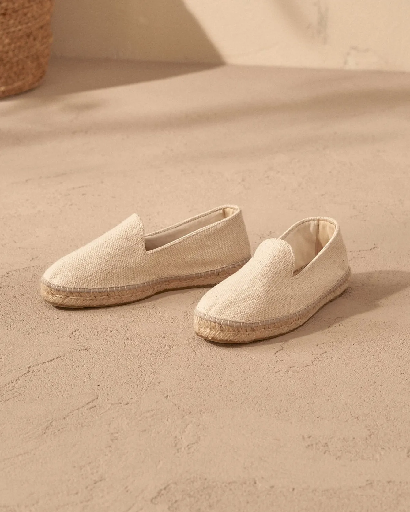 Coarse Woven Canvas Espadrilles - G50C0 - Yucatán Natural