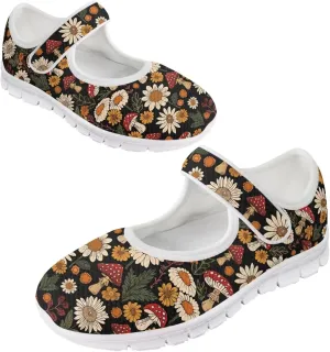 Coloranimal Mary Jane Flats Casual Slip On Mary Jane Shoes Flat Shoes Dressy Comfortable Mesh Ballet Shoes with Anti Skid Sole Womens Footwear