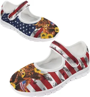 Coloranimal Mary Jane Flats Shoes for Women Dressy Casual Womens Mary Jane Shoes Magic Sticker Slip On Shoes Falts Shoes Mesh Ballet Shoes