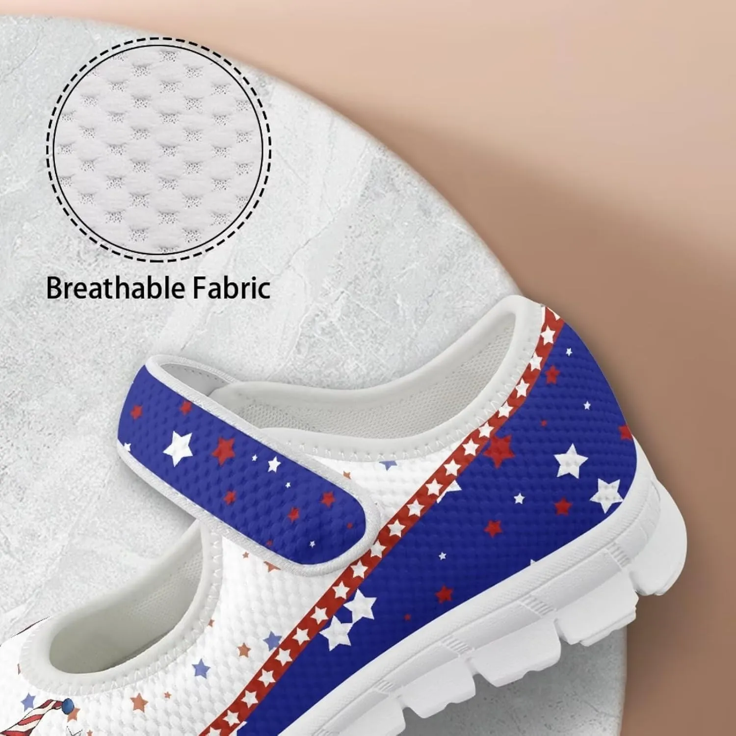 Coloranimal Mary Jane Flats Shoes for Women Dressy Casual Womens Mary Jane Shoes Magic Sticker Slip On Shoes Falts Shoes Mesh Ballet Shoes