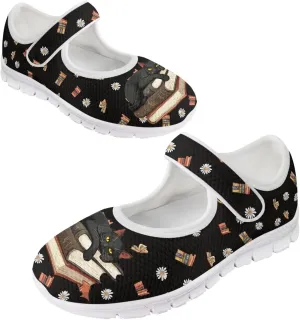 Coloranimal Mary Jane Shoes Women Slip On Shoes Casual Mary Jane Flat Womens Dressy Comfortable Flats Shoes Women's Flats Walking Shoes Outdoor