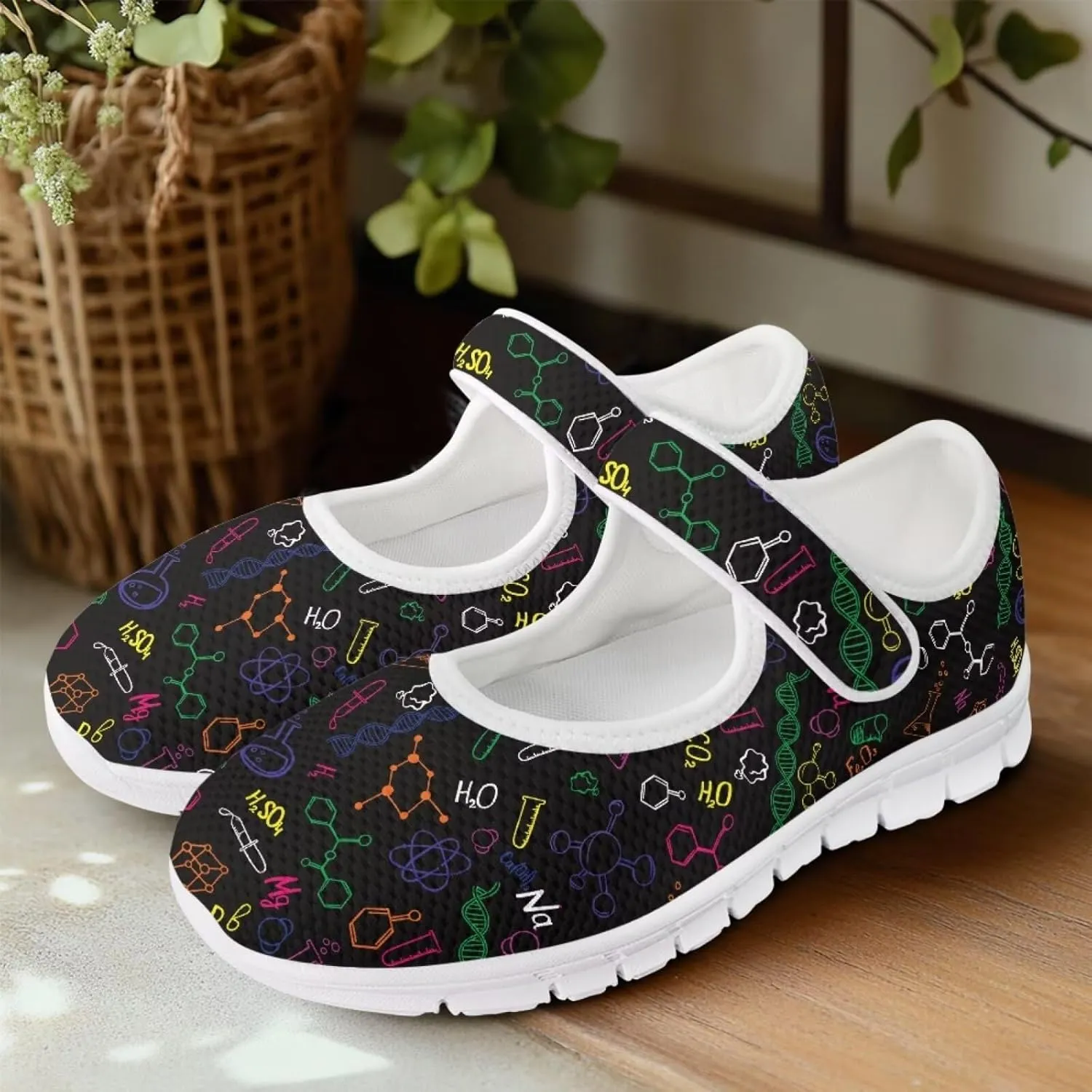 Coloranimal Mary Jane Shoes Women Slip On Shoes Casual Mary Jane Flat Womens Dressy Comfortable Flats Shoes Women's Flats Walking Shoes Outdoor