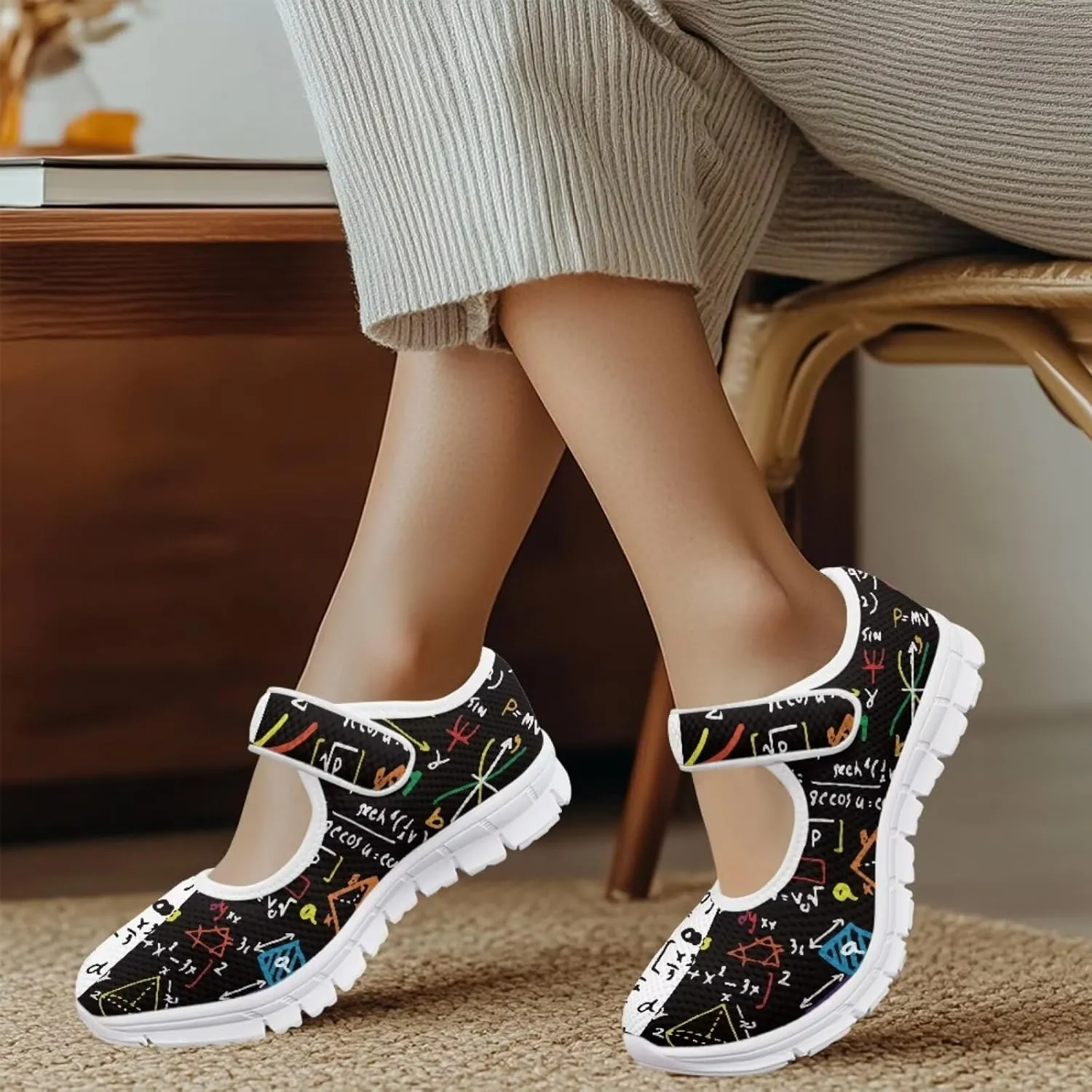 Coloranimal Mary Jane Shoes Women Slip On Shoes Casual Mary Jane Flat Womens Dressy Comfortable Flats Shoes Women's Flats Walking Shoes Outdoor