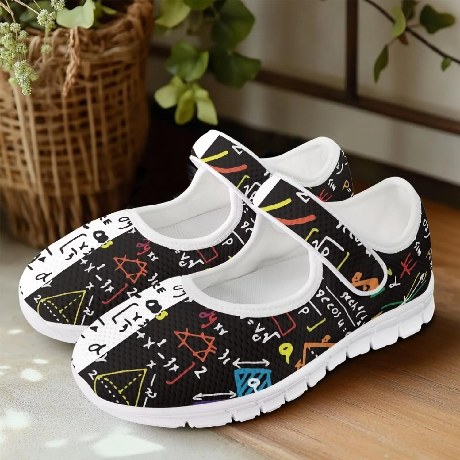 Coloranimal Mary Jane Shoes Women Slip On Shoes Casual Mary Jane Flat Womens Dressy Comfortable Flats Shoes Women's Flats Walking Shoes Outdoor