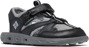 Columbia Youth Techsun Wave Sandal, Black/Steam, 8