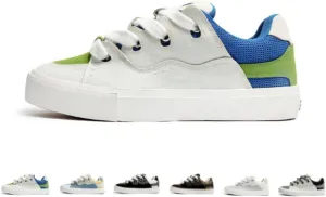 Cool Plaid Canvas Sneakers Women Men Fashion Trendy Casual Aesthetic Couple Skateboard Walking Shoes