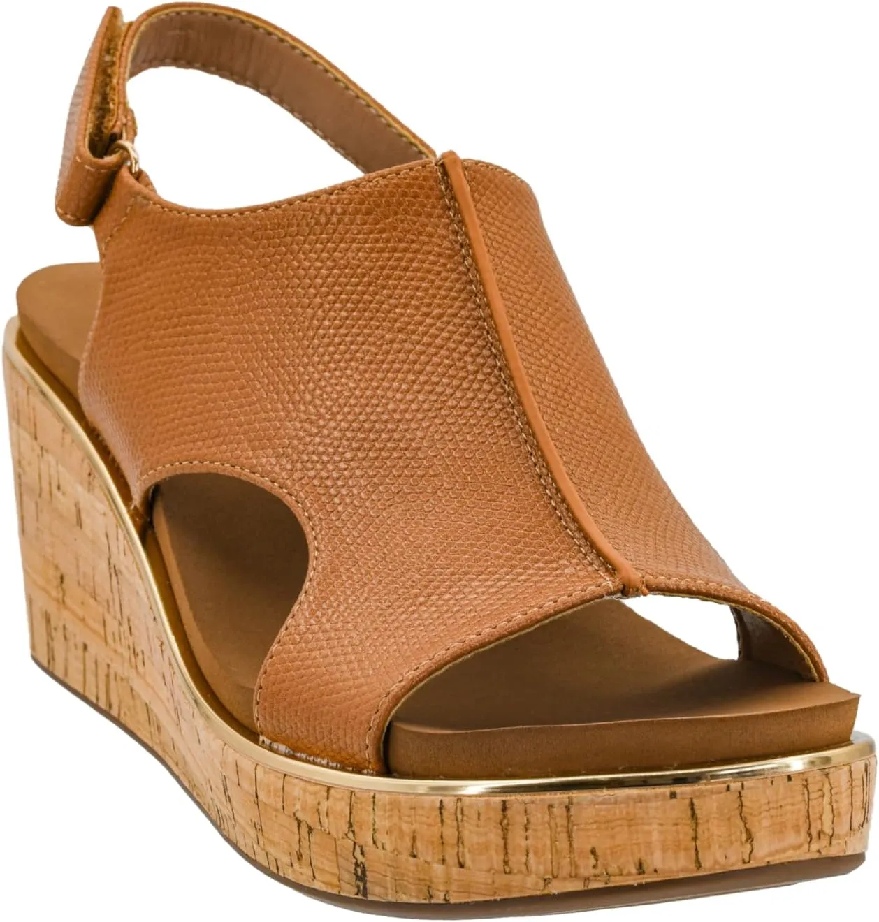 Corkys Footwear Womens Carley Wedges, Featuring Corkys EVA Foam Cushioned Insoles, A 2.5 Inch Heel, Lightweight For All Day Wear, And Hook And Loop Closure