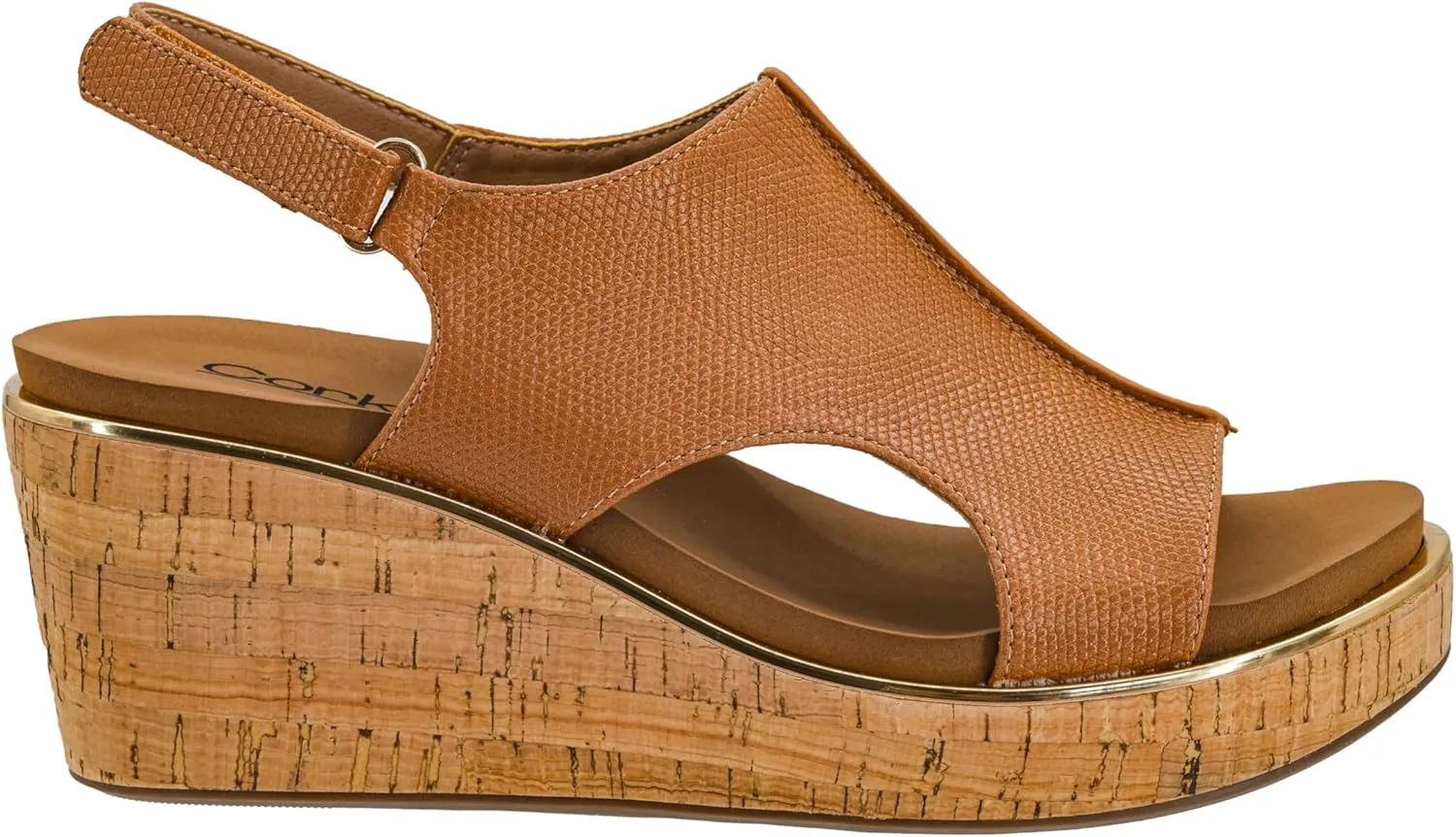 Corkys Footwear Womens Carley Wedges, Featuring Corkys EVA Foam Cushioned Insoles, A 2.5 Inch Heel, Lightweight For All Day Wear, And Hook And Loop Closure