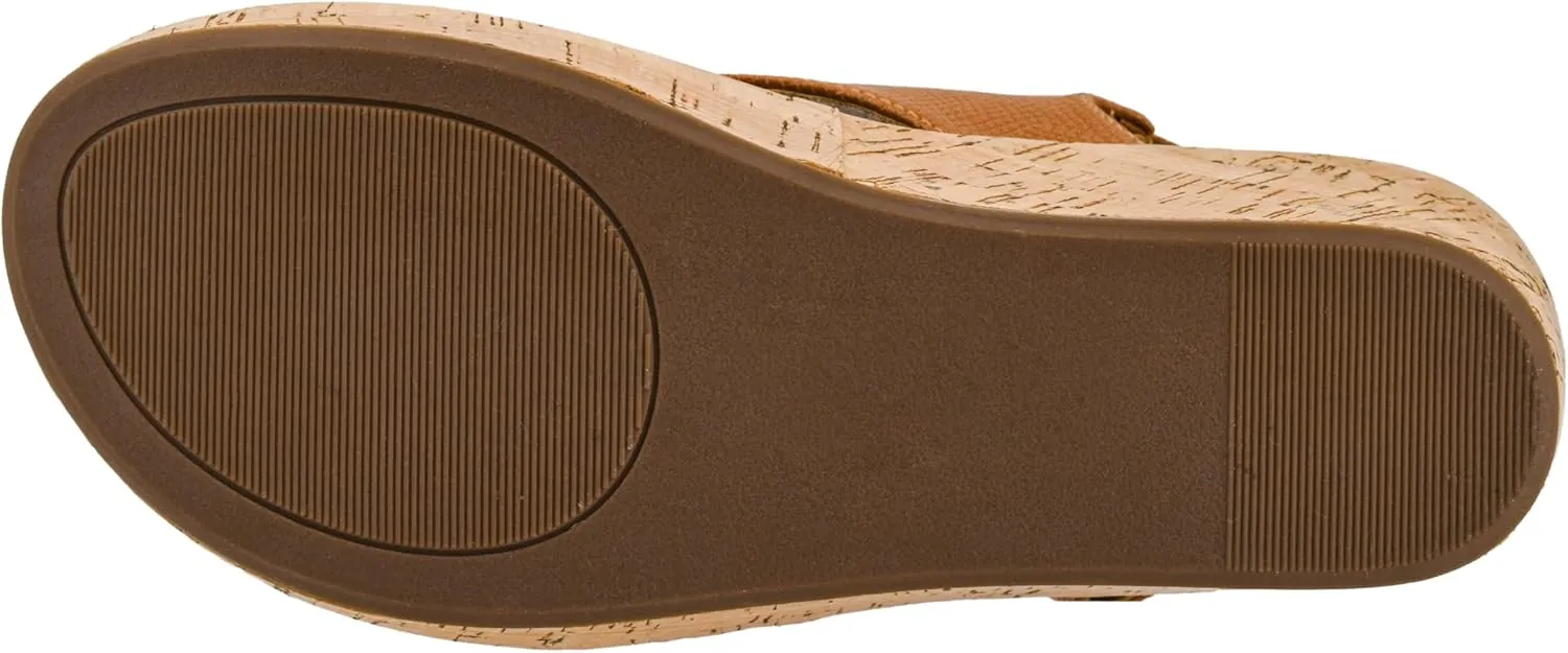 Corkys Footwear Womens Carley Wedges, Featuring Corkys EVA Foam Cushioned Insoles, A 2.5 Inch Heel, Lightweight For All Day Wear, And Hook And Loop Closure