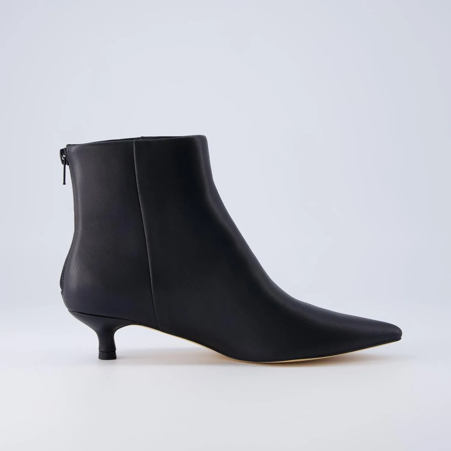 CUSHIONAIRE Women's Barbi Kitten Heel Bootie  Memory Foam, Wide Widths Available