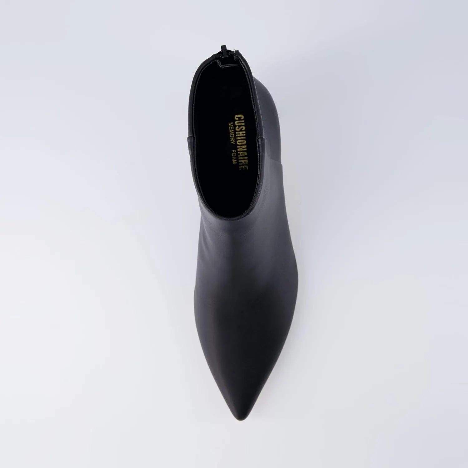 CUSHIONAIRE Women's Barbi Kitten Heel Bootie  Memory Foam, Wide Widths Available