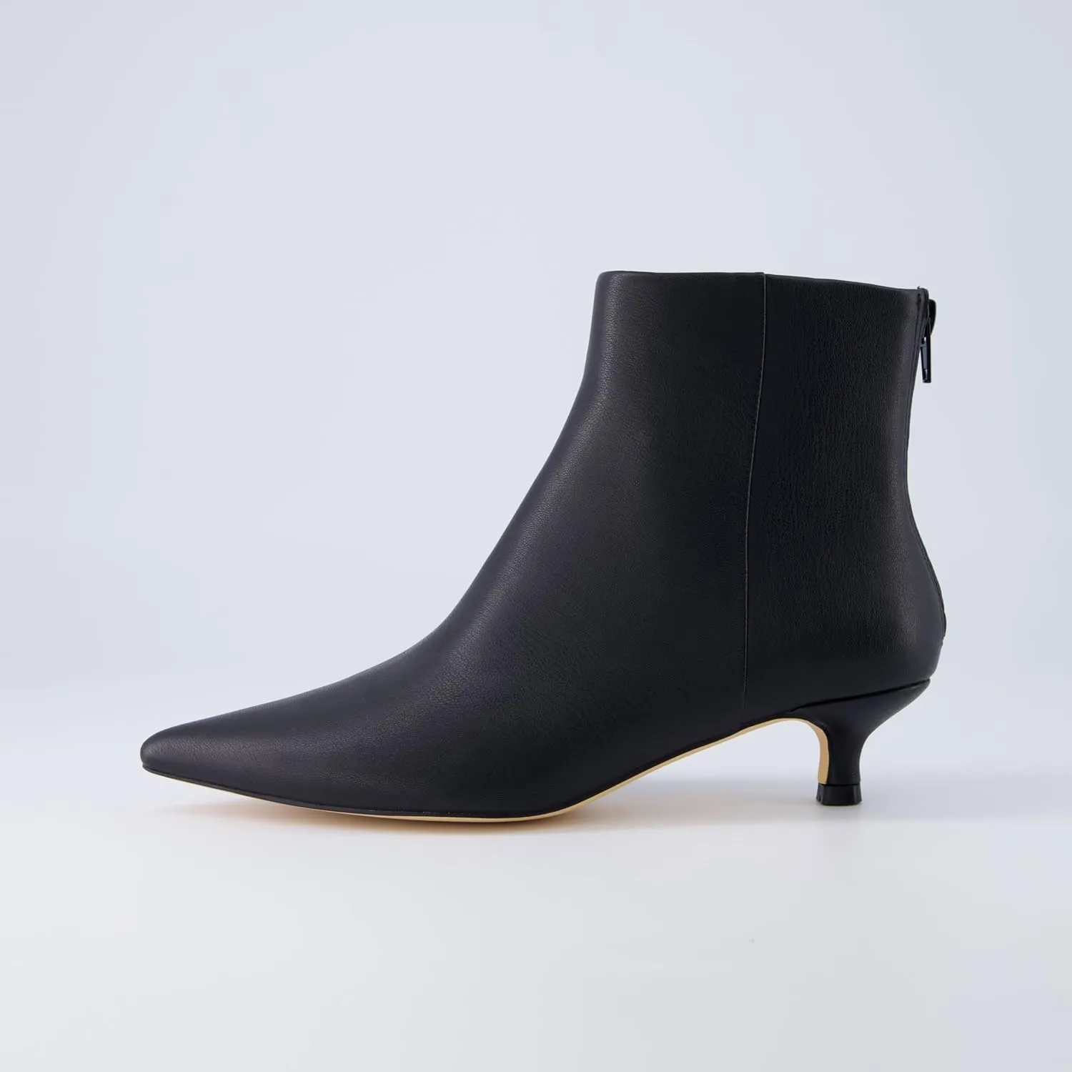 CUSHIONAIRE Women's Barbi Kitten Heel Bootie  Memory Foam, Wide Widths Available
