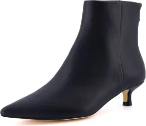 CUSHIONAIRE Women's Barbi Kitten Heel Bootie  Memory Foam, Wide Widths Available