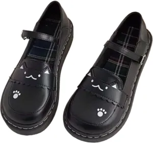 Cute Mary Janes Shoes Platform Chunky Round Toe Sweet Lolita School Shoes JK Fashion Pumps for Women Girls Kawaii Aesthetic Everyday Wear, Cosplay, Campus, Anime Conventions