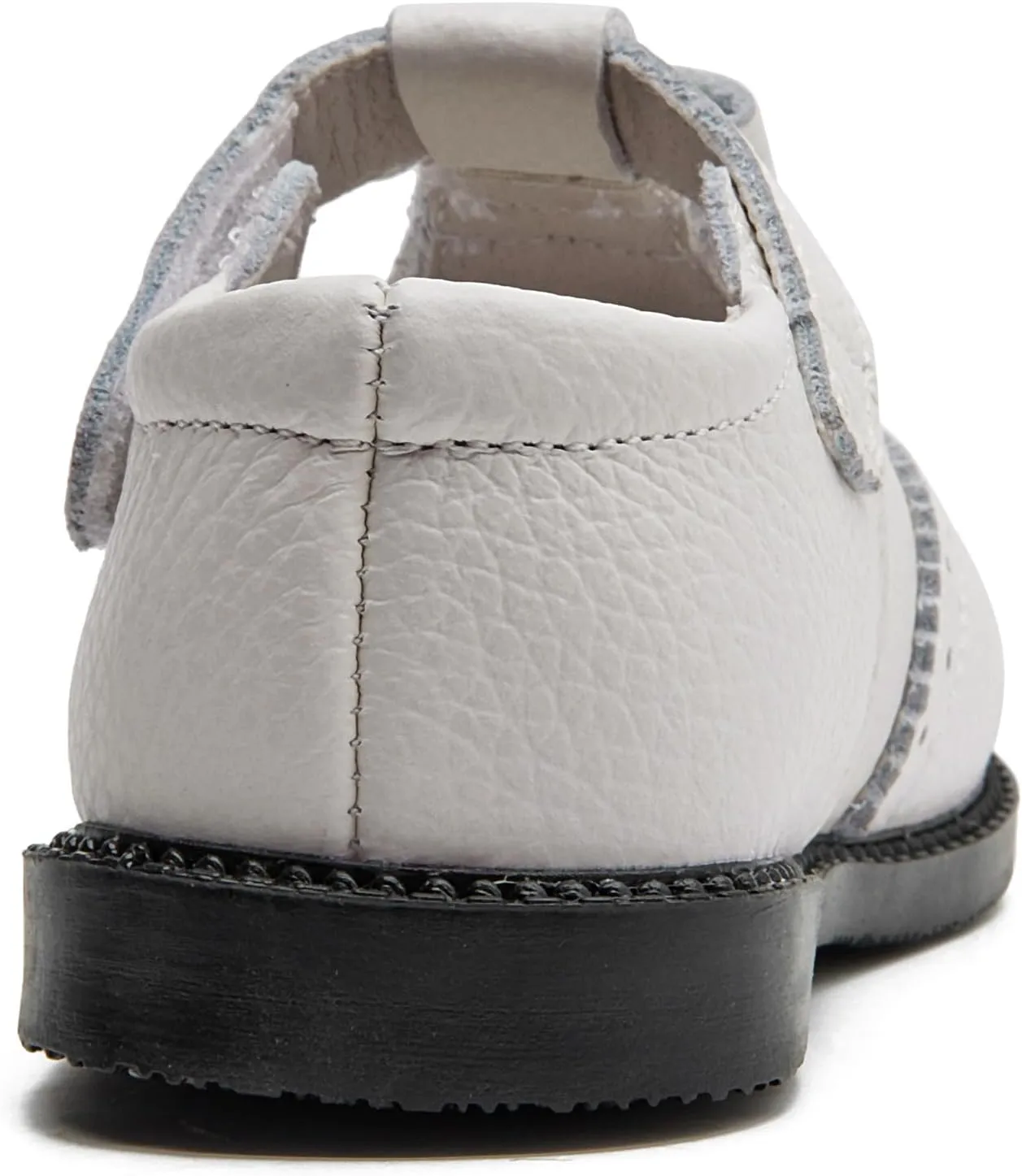 DADAWEN Toddler Girls Leather Mary Jane Dress Shoes Baby Non-Slip Soft Sole Tassel Princess Flats Wedding Party Casual Walking School Shoes