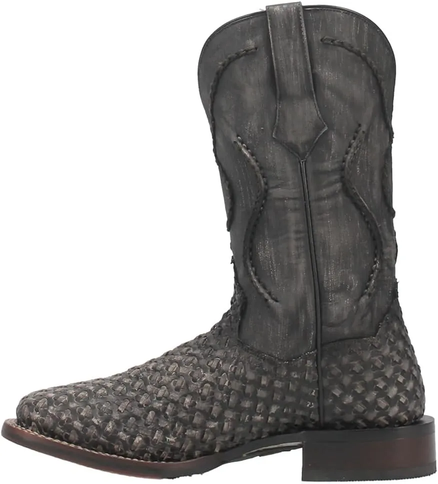 Dan Post Mens Stanley Square Toe Casual Boots Mid Calf - Brown