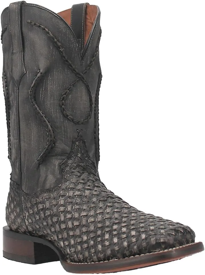 Dan Post Mens Stanley Square Toe Casual Boots Mid Calf - Brown