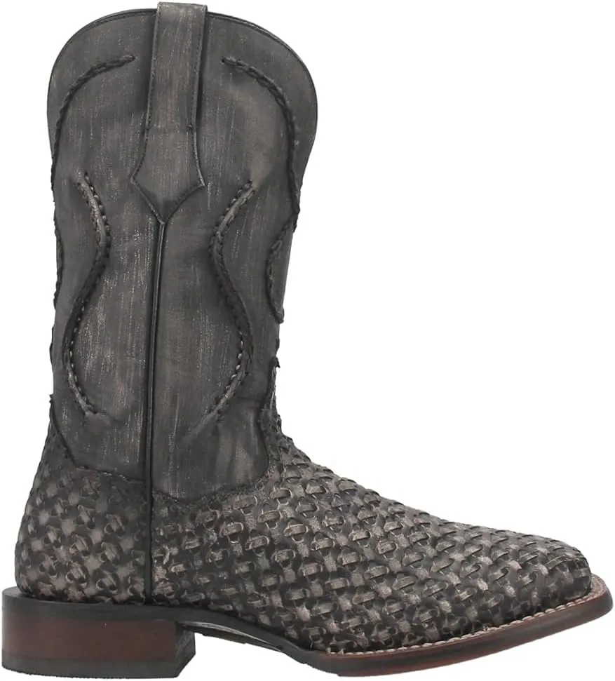Dan Post Mens Stanley Square Toe Casual Boots Mid Calf - Brown