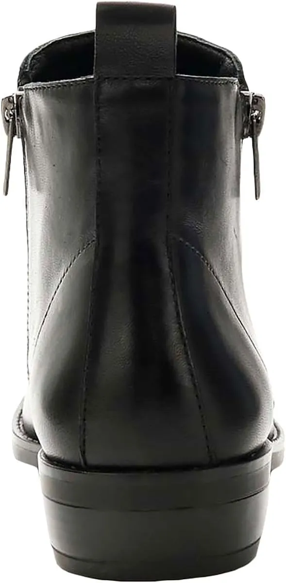 David Tate Womens Cubana Leather Flat Ankle Boots