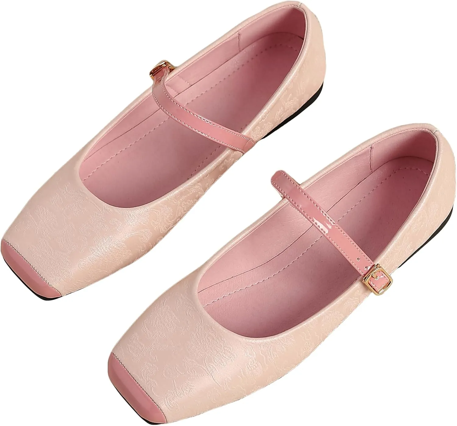 Dear Time Women's Mary Jane Flat Shoes Casual Simple Ballets Comfortable Dressy Office Walking Shoes