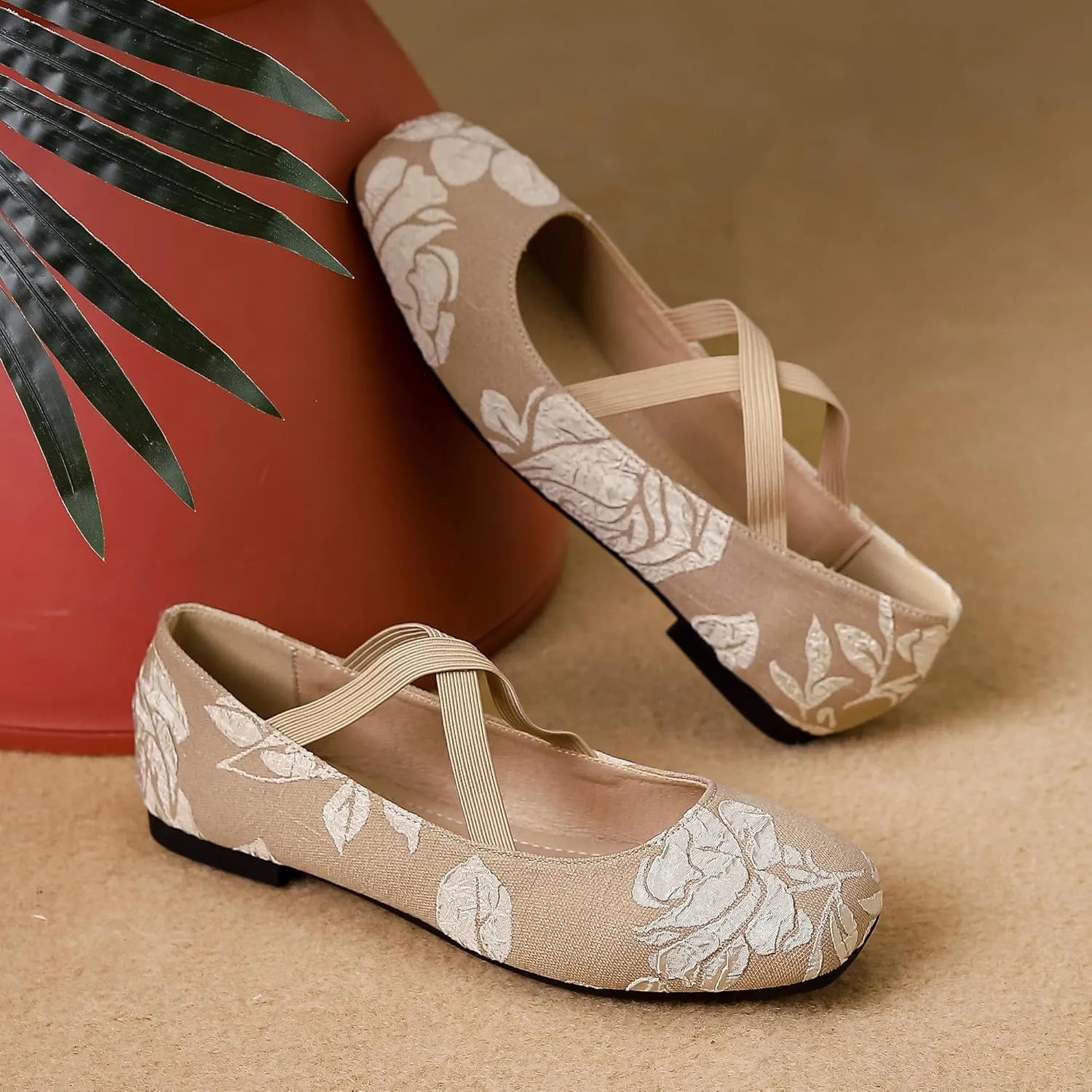 Dear Time Women's Mary Jane Flat Shoes Casual Simple Ballets Comfortable Dressy Office Walking Shoes