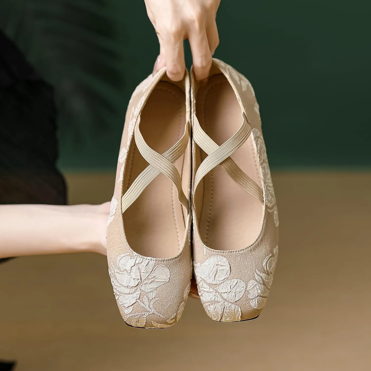 Dear Time Women's Mary Jane Flat Shoes Casual Simple Ballets Comfortable Dressy Office Walking Shoes