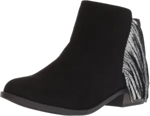 Dolce Vita Girl's SAIDY Ankle Boot, Black Microsuede, 13 M US Little Kid