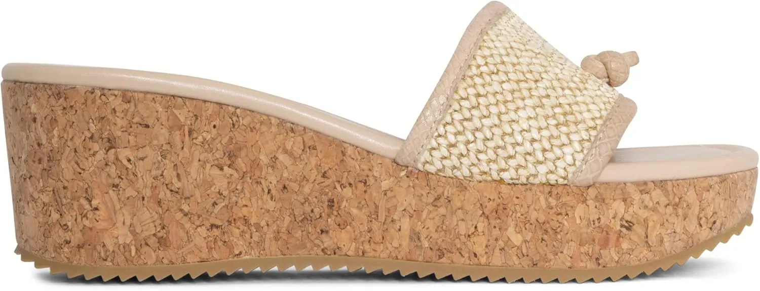 Donald Pliner Women’s SILLI Wedge Sandal – 2.5” Heel, Comfortable Sandals for Women, Heeled Summer Sandals, Open Toe Shoes for Women, Slip-On Sandals