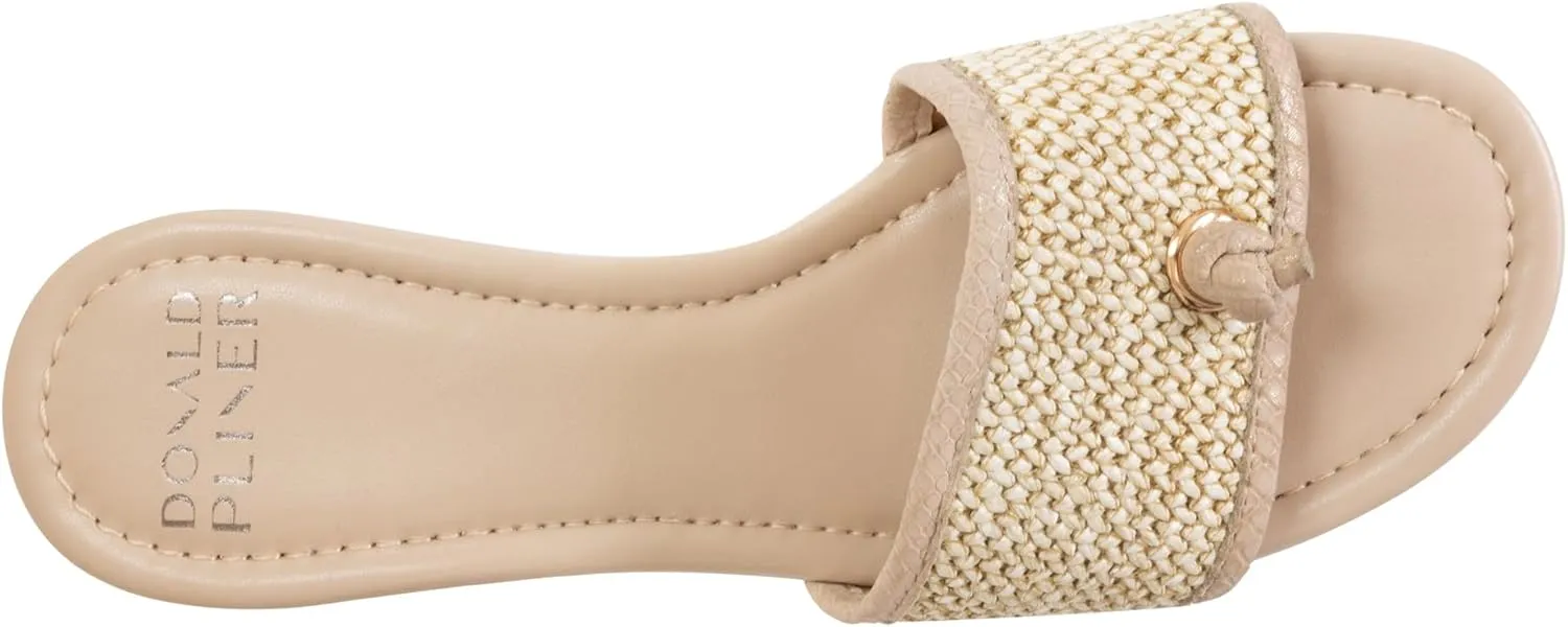 Donald Pliner Women’s SILLI Wedge Sandal – 2.5” Heel, Comfortable Sandals for Women, Heeled Summer Sandals, Open Toe Shoes for Women, Slip-On Sandals