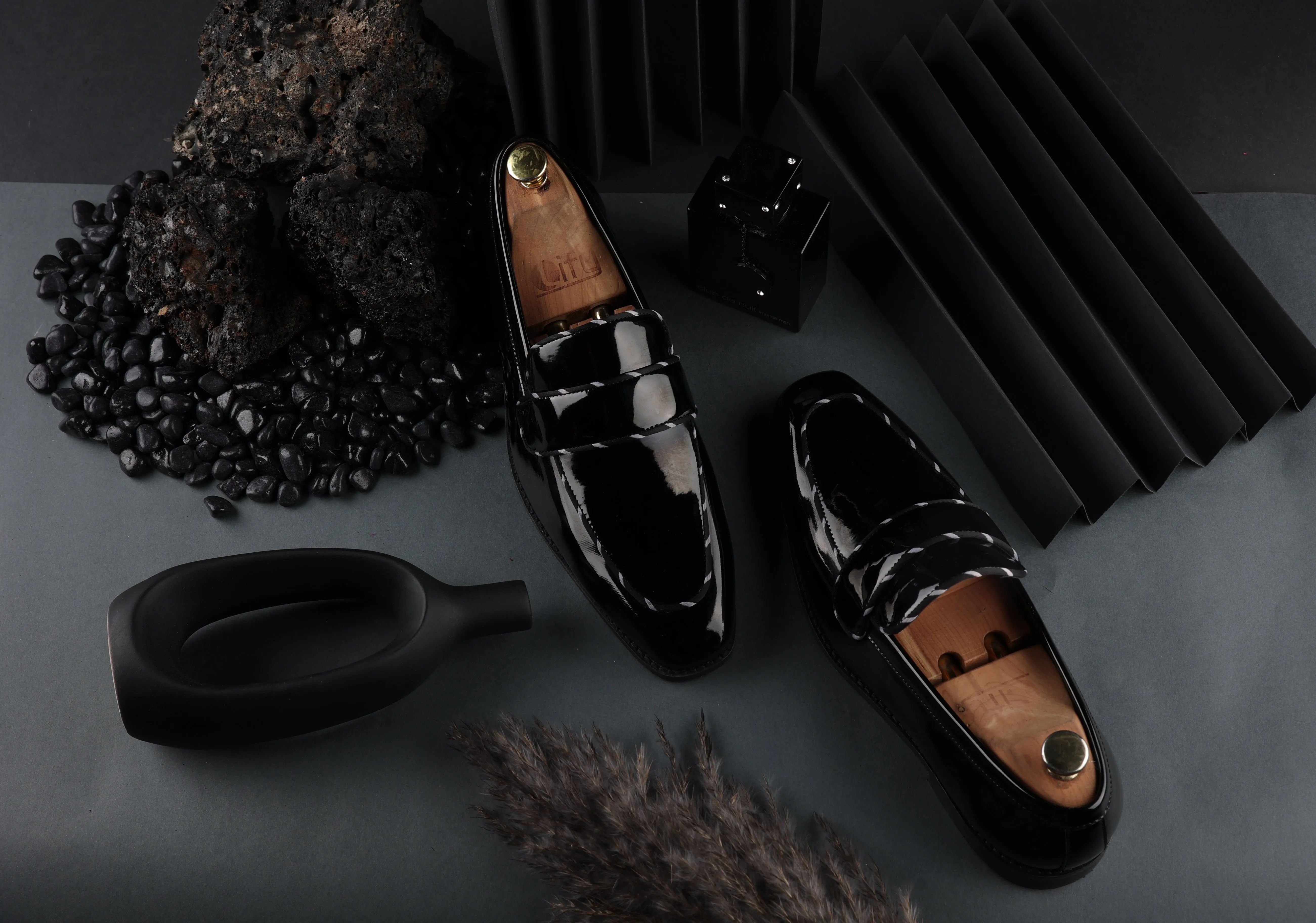 Downtown Marquis Squid Penny Slipon Loafers Shoes For Men