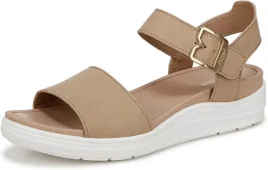 Dr. Scholl's Womens Time Off Sky Sandal Cuban Sand Smooth 6 M