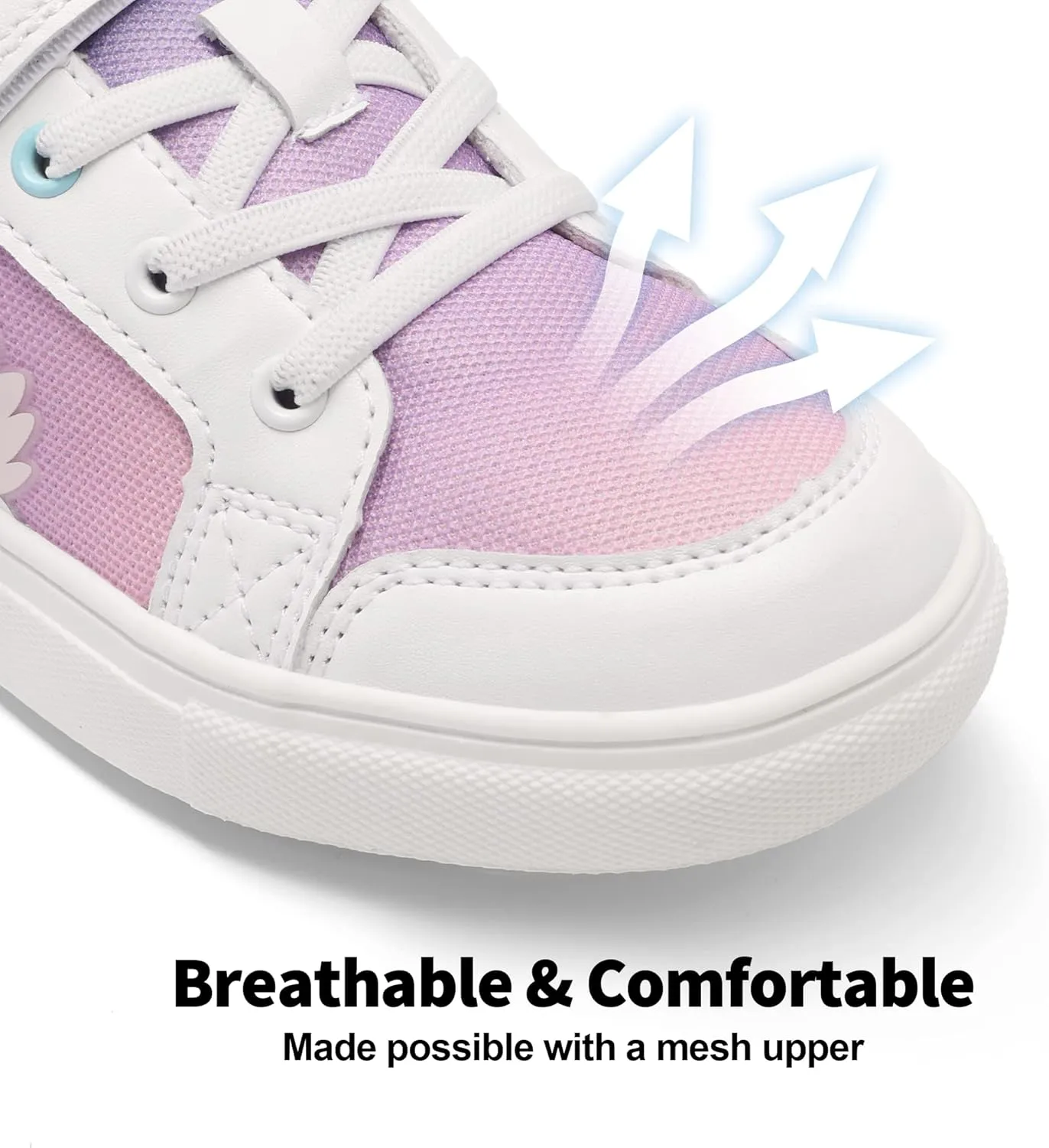 DREAM PAIRS Girls Shoes Toddler Sneakers Rainbow Storybook Casual School Walking Footwear for Toddler/Little Kids