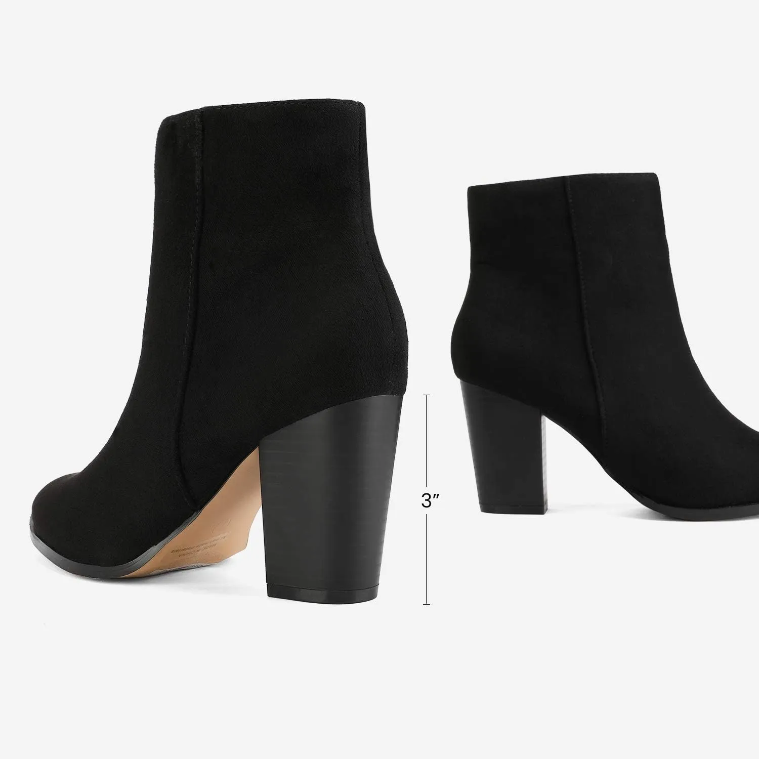 DREAM PAIRS Women's Ankle Boots Chunky Block Heel Booties