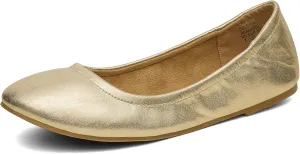 DREAM PAIRS Women's Sole-fina Solid Plain Walking Classic Ballet Flats Shoes