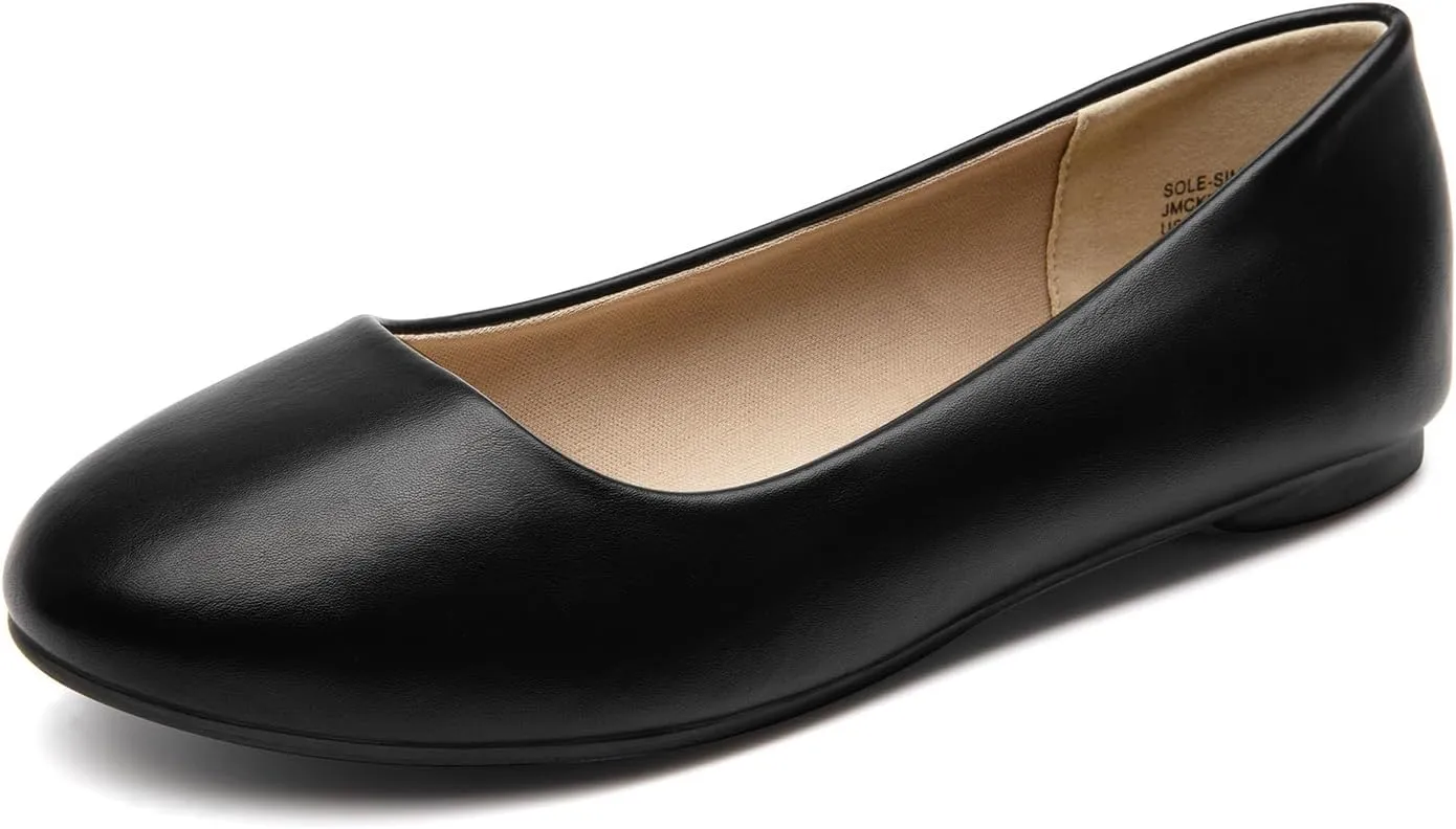 DREAM PAIRS Women's Sole-Simple Ballerina Walking Flats Shoes