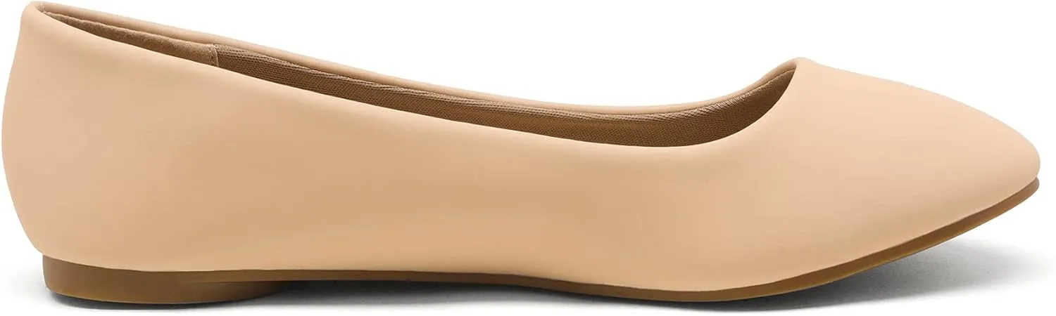 DREAM PAIRS Women's Sole-Simple Ballerina Walking Flats Shoes