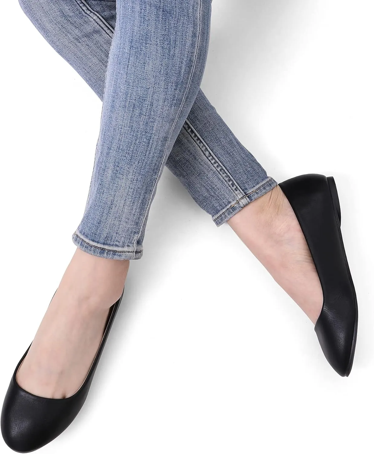 DREAM PAIRS Women's Sole-Simple Ballerina Walking Flats Shoes