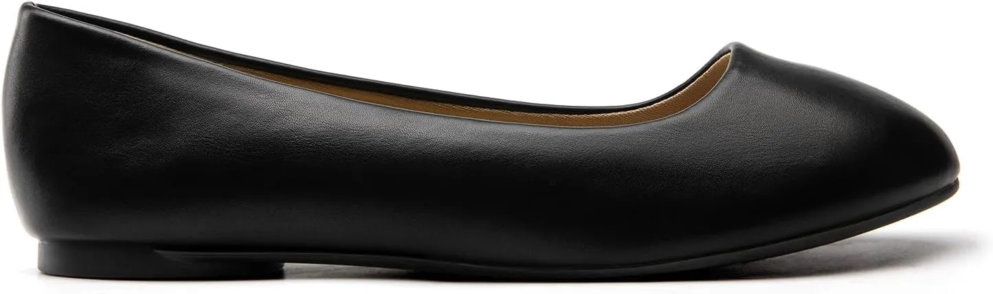 DREAM PAIRS Women's Sole-Simple Ballerina Walking Flats Shoes