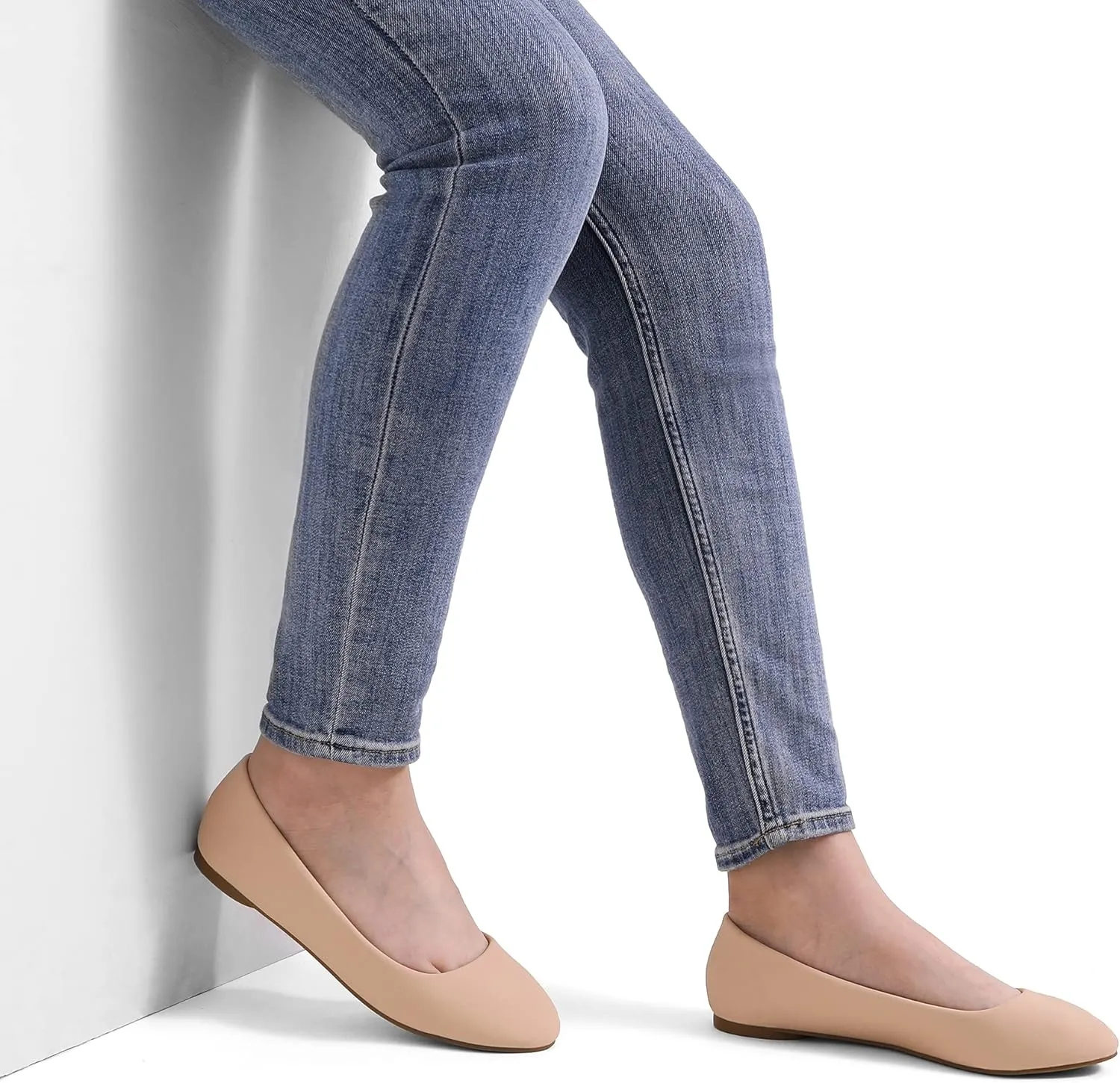 DREAM PAIRS Women's Sole-Simple Ballerina Walking Flats Shoes
