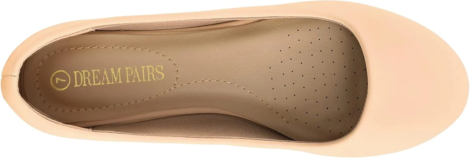 DREAM PAIRS Women's Sole-Simple Ballerina Walking Flats Shoes