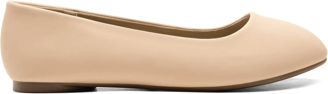 DREAM PAIRS Women's Sole-Simple Ballerina Walking Flats Shoes