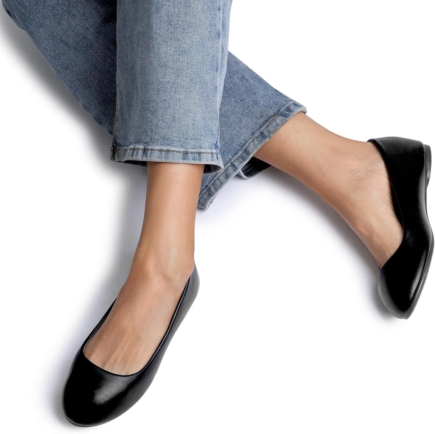 DREAM PAIRS Women's Sole-Simple Ballerina Walking Flats Shoes