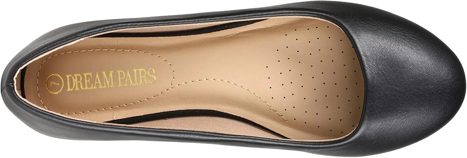 DREAM PAIRS Women's Sole-Simple Ballerina Walking Flats Shoes