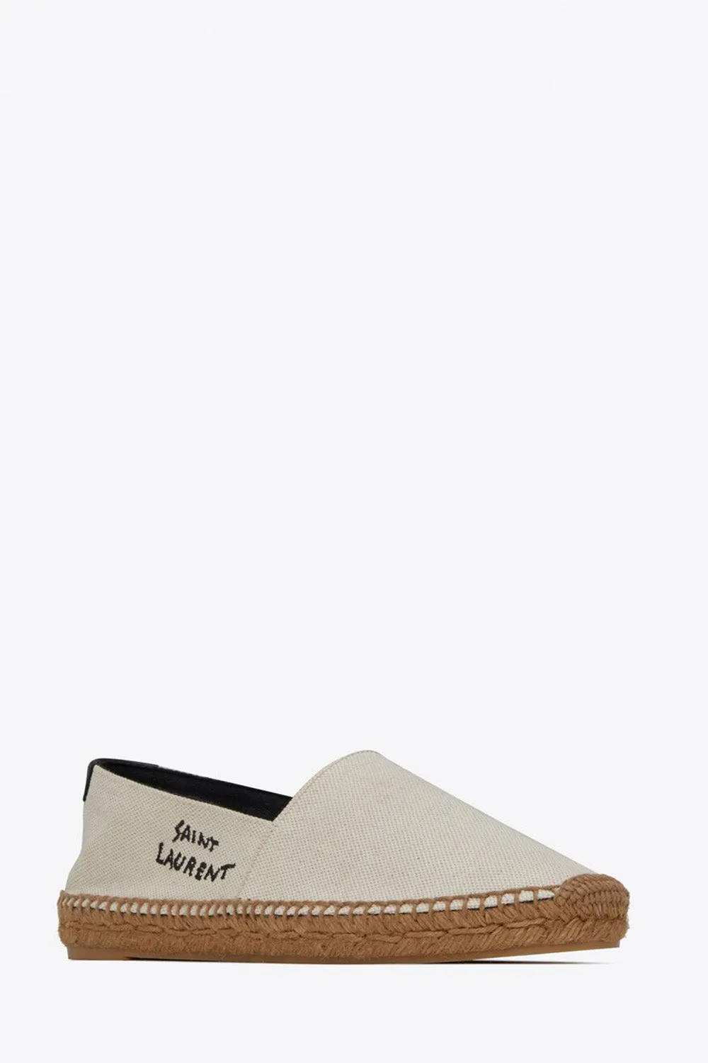 Embroidered Espadrilles in Canvas
