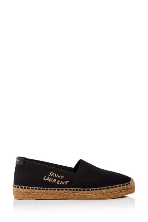 Embroidered Espadrilles in Canvas