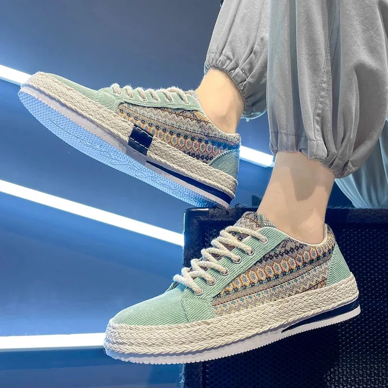 Espadrilles Women's Sneakers Flat Canvas Shoes For Women Yuppie Casual Walking Shoes Female Linen Women's Shoes Fisherman's Sneakers Women