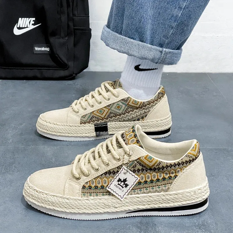 Espadrilles Women's Sneakers Flat Canvas Shoes For Women Yuppie Casual Walking Shoes Female Linen Women's Shoes Fisherman's Sneakers Women