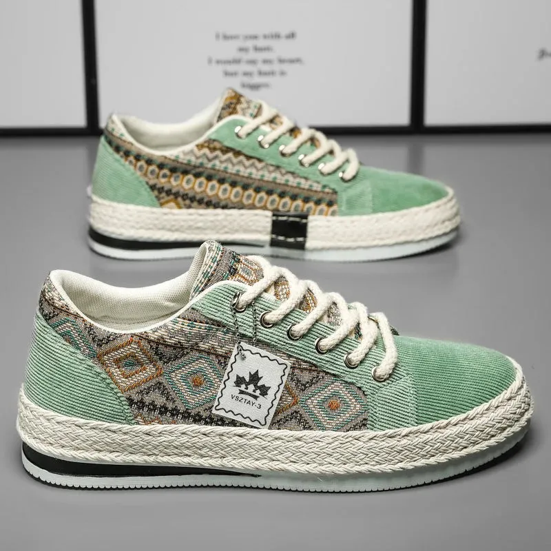 Espadrilles Women's Sneakers Flat Canvas Shoes For Women Yuppie Casual Walking Shoes Female Linen Women's Shoes Fisherman's Sneakers Women