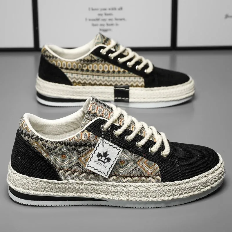 Espadrilles Women's Sneakers Flat Canvas Shoes For Women Yuppie Casual Walking Shoes Female Linen Women's Shoes Fisherman's Sneakers Women