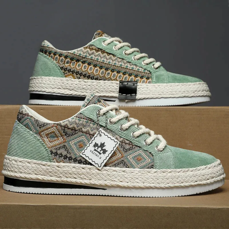 Espadrilles Women's Sneakers Flat Canvas Shoes For Women Yuppie Casual Walking Shoes Female Linen Women's Shoes Fisherman's Sneakers Women